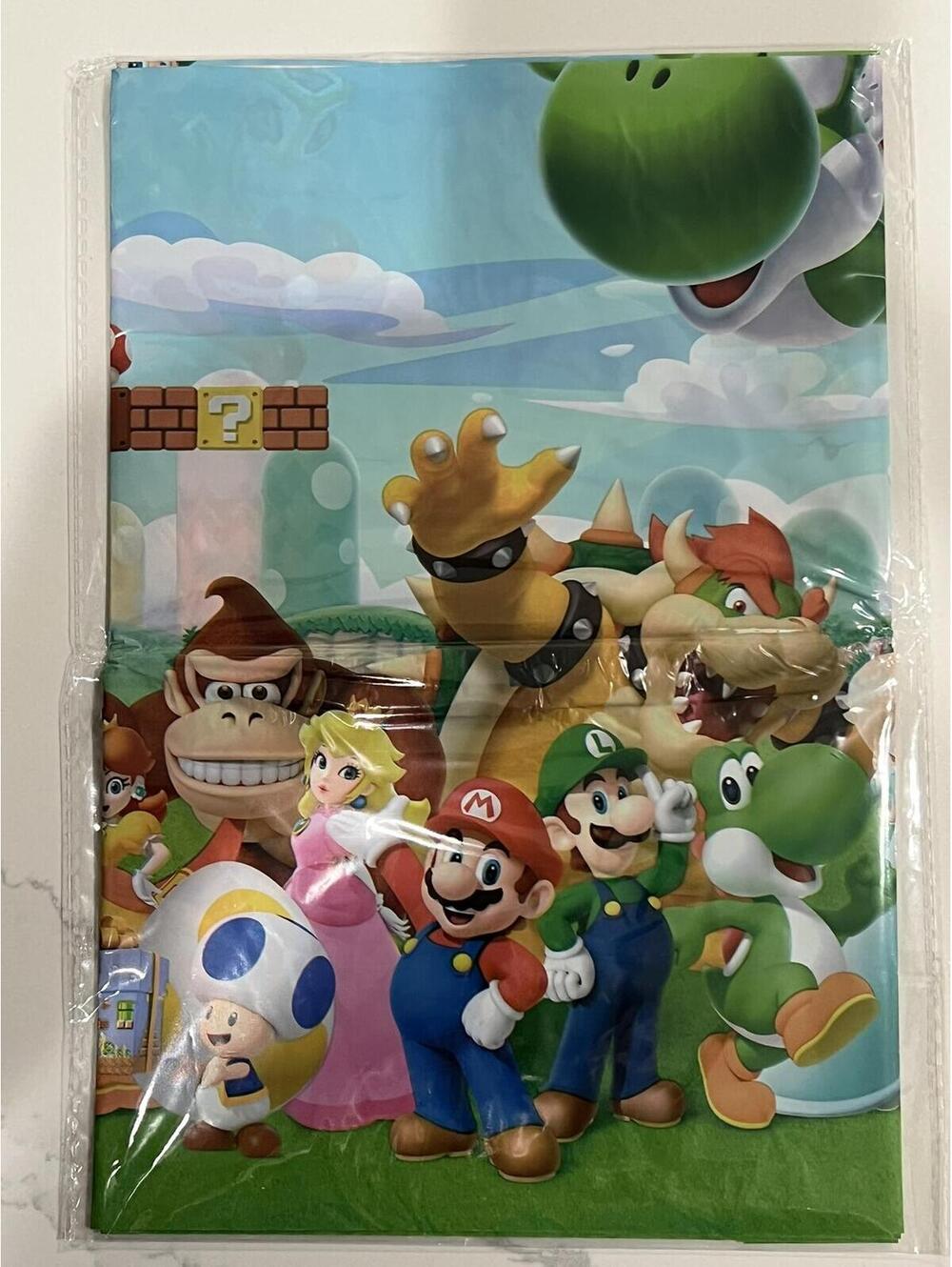 Mario Birthday Table Cloth Set of 3